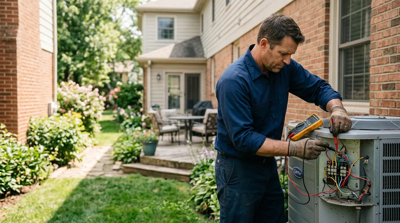 HVAC technician working near Bailey, MS